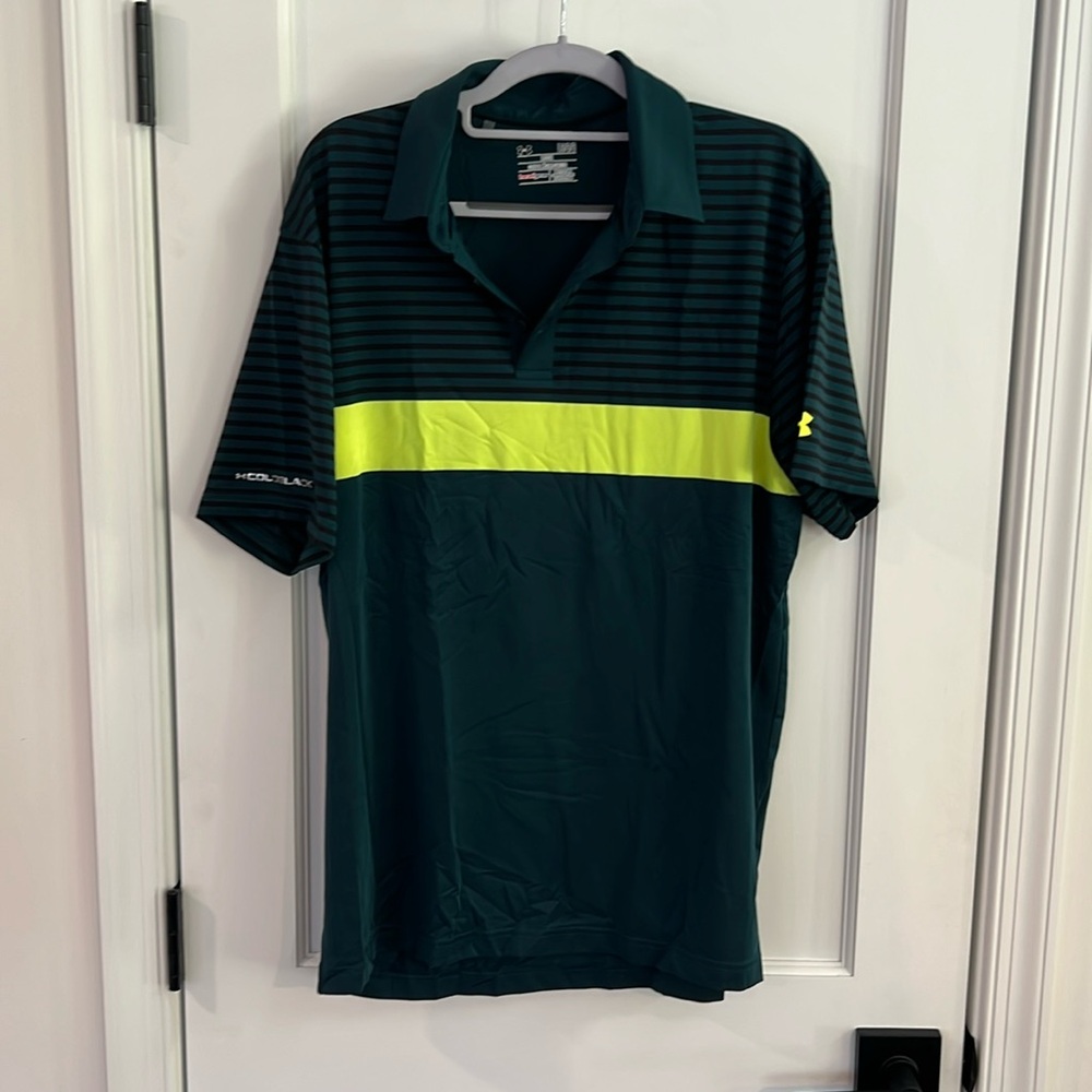 Mens under armour golf polo
